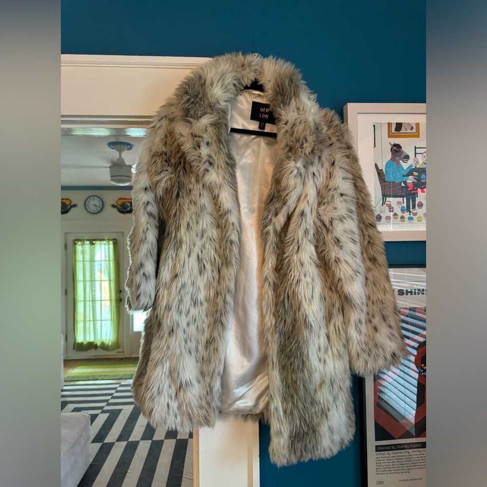 Faux fur coat